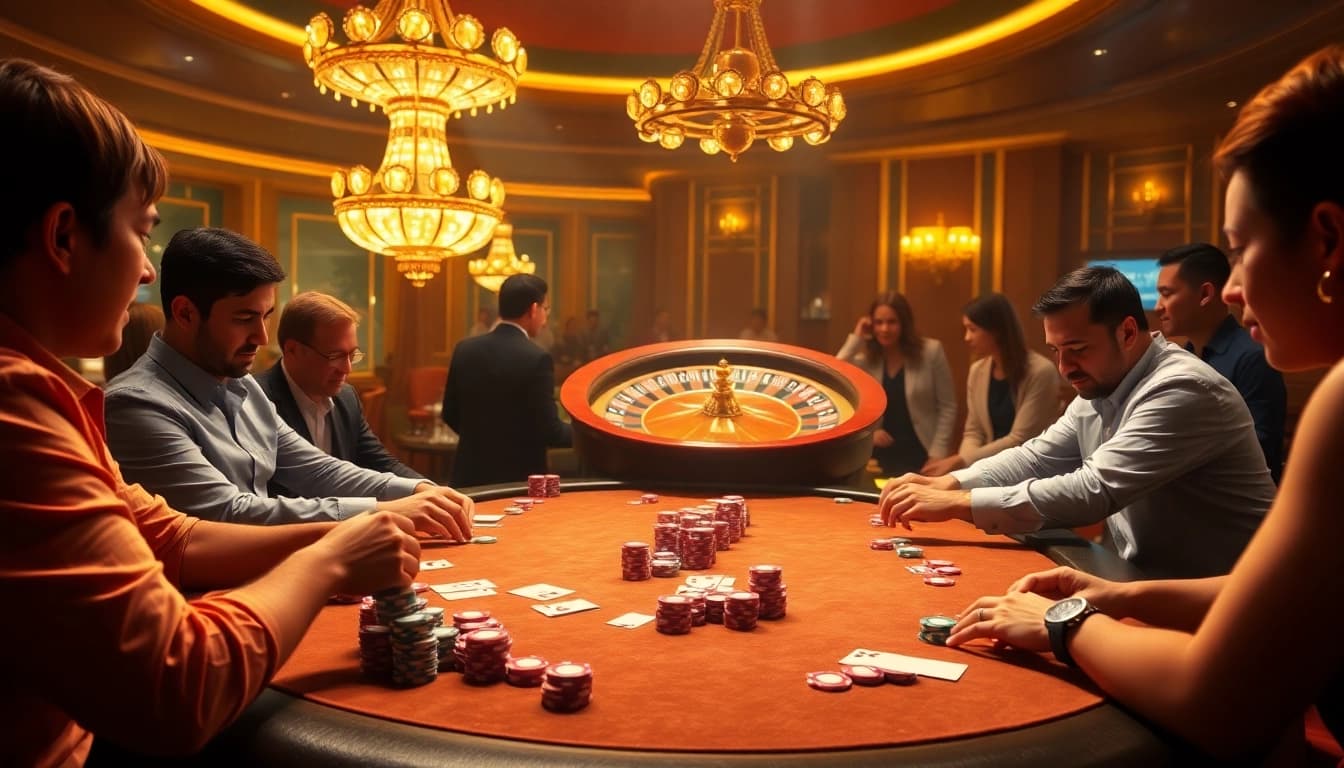 Experience thrilling online gambling at https://cakhiatv1.net with vibrant poker and roulette action.