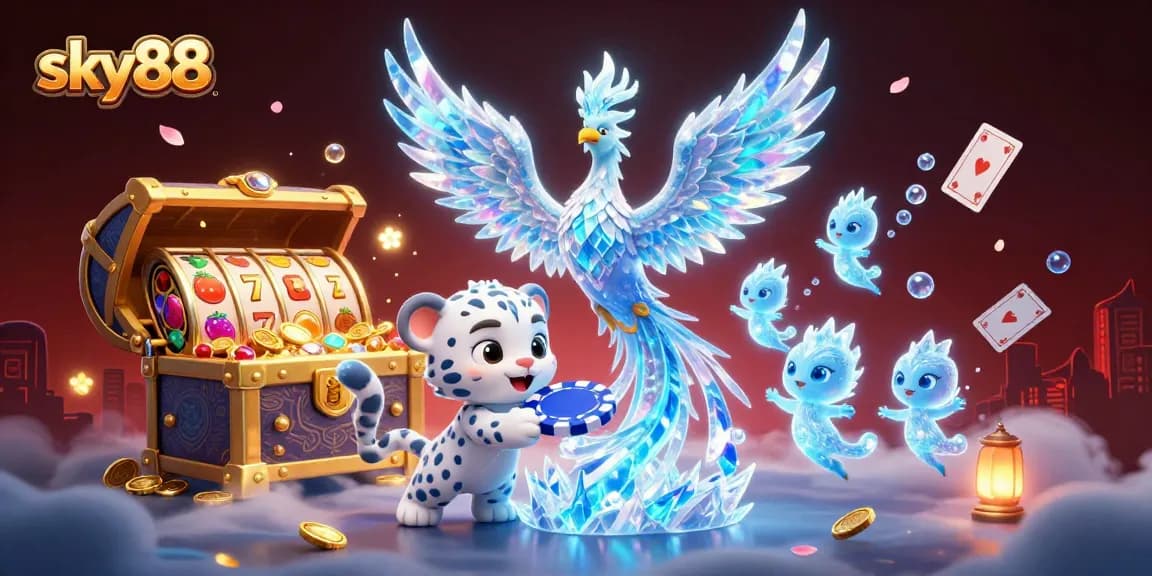Experience thrilling slots with sky88 featuring vibrant characters and dynamic gaming elements.