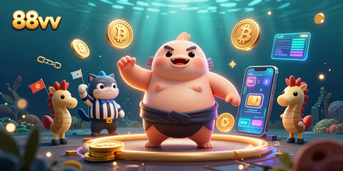 Experience thrilling gaming action at 88vv with vibrant underwater scenes and colorful characters.