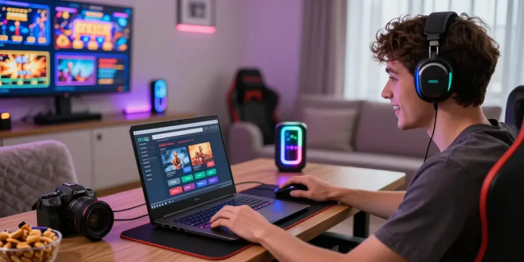 Experience thrilling online gaming at https://five88bet.org/ with an engaging setup that showcases an interactive and vibrant atmosphere.