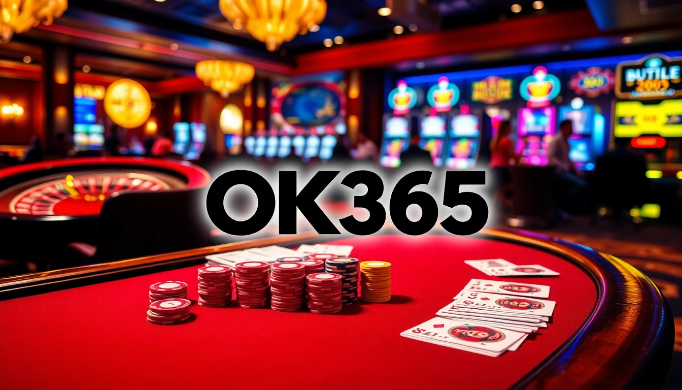 Players enjoying a thrilling casino experience at OK365 blackjack table.