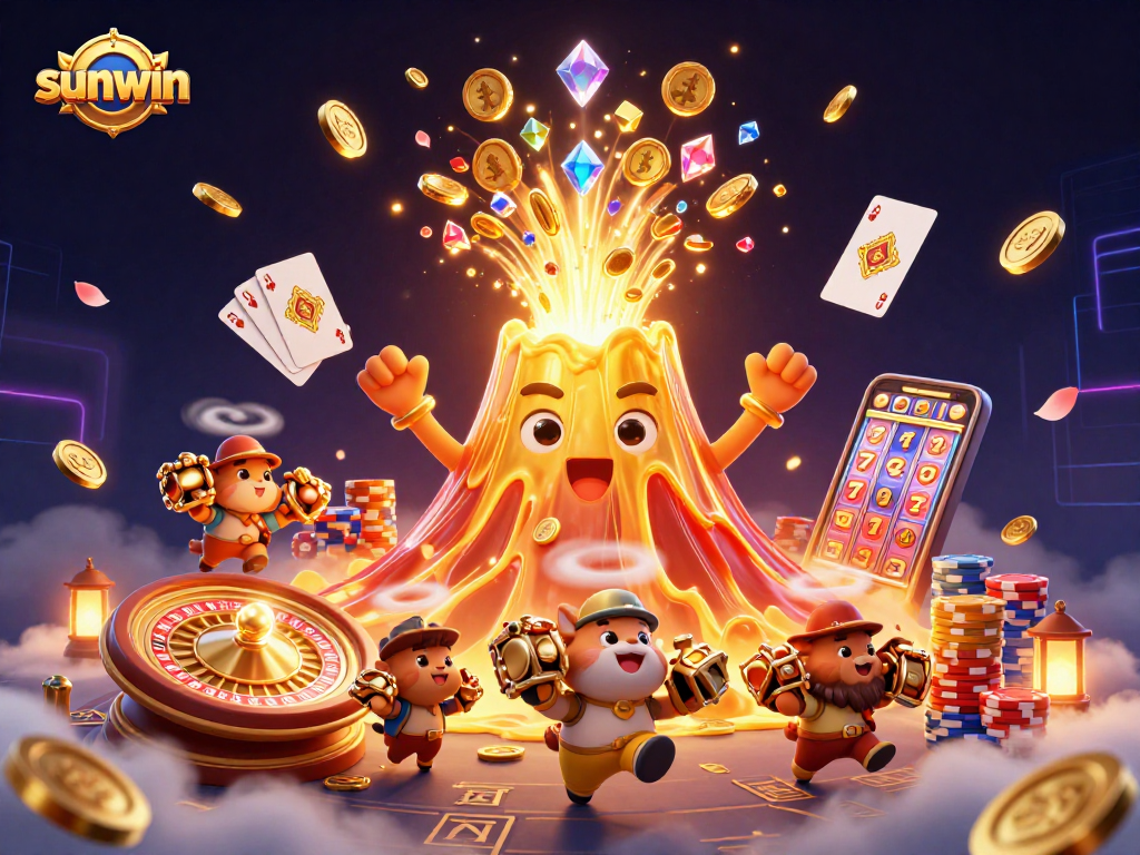 Experience exciting gameplay with sunwin's treasure-filled adventure featuring vibrant casino elements.
