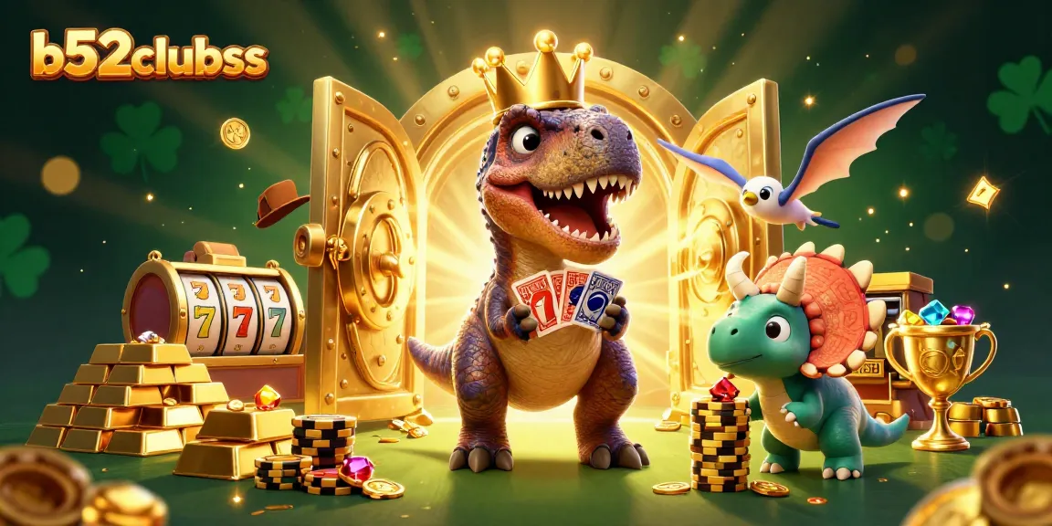 Engage in thrilling slots gameplay at b52clubss with vibrant characters and dazzling treasures.