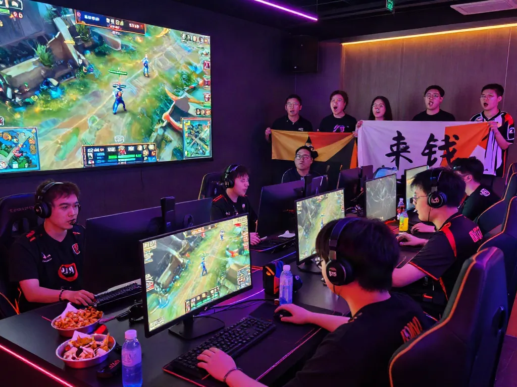 Sân chơi game F168 với các game thủ say mê thi đấu trong không gian sôi động.