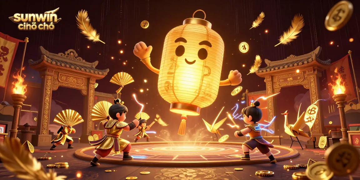 Experience the thrill of gaming with sunwin chính chủ at this vibrant casino illustration.
