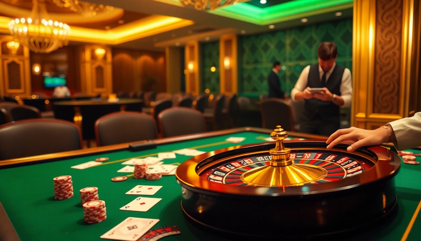 Engage with the U888 abc login at a vibrant online casino scene showcasing poker chips and interactive gaming elements.