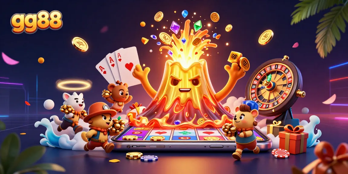 Experience thrilling wins at gg88 with golden treasure erupting and vibrant slot games!