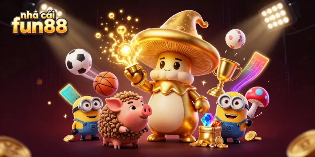 Experience immersive gaming at nhà cái fun88 with lively dynamic sports elements and enchanting characters.