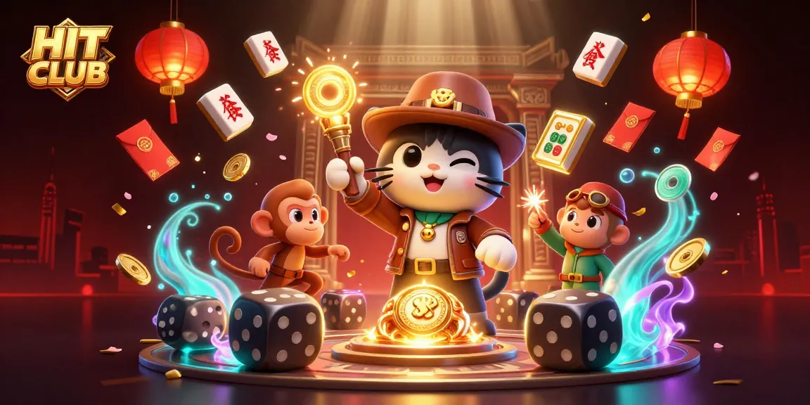 Experience the thrill of hitting jackpots at HIT CLUB, a vibrant online casino featuring captivating characters and dynamic elements.